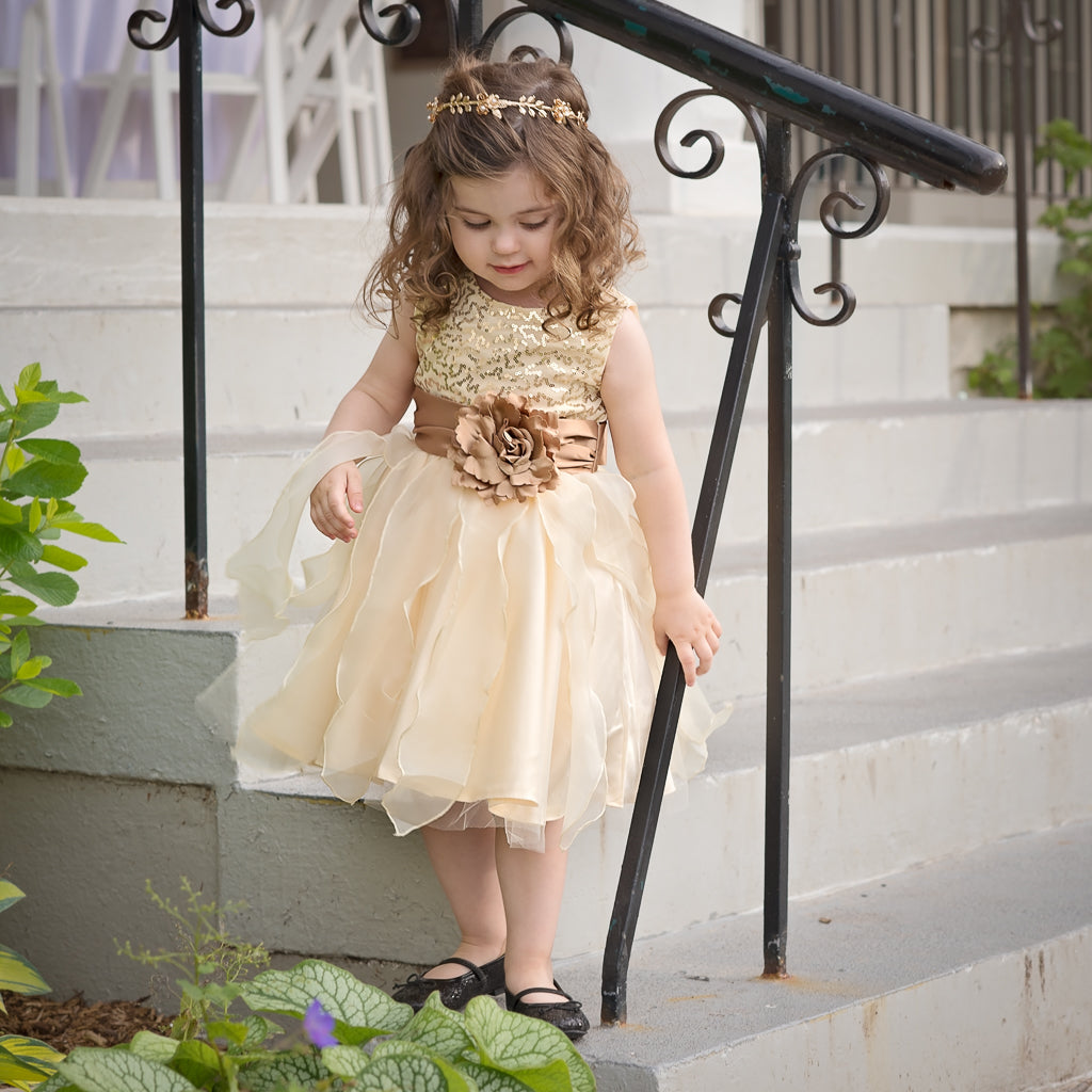 Children's Wedding Dress Sleeveless Lace Birthday Puffy Princess Long Dress  | eBay